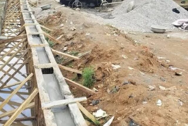 Construction of Drainage System at Onoka Street, Warri — Uvwie Local Government — April 2020